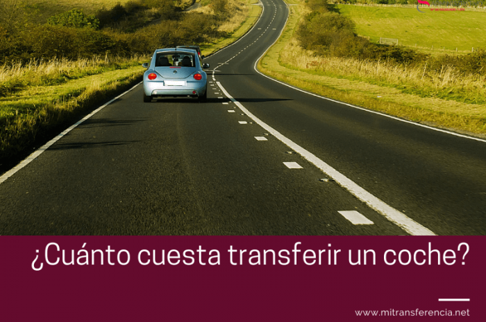 ¿Cuánto cuesta transferir un coche?